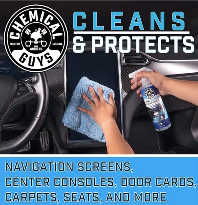 Chemical Guys Total Interior Cleaner Protectant Leather VinylPlasticRubber Glass