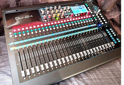 Allen & Heath QU-24C Chrome Edition 24-Channel Digital Mixer. Mint Condition.