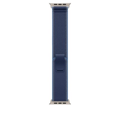 APPLE 49 mm Trail Loop (S/M), Ersatzarmband, Blau/Hellblau