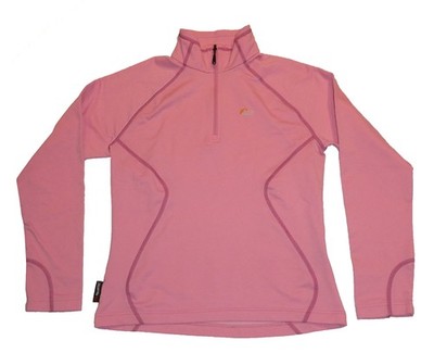 Lowe Alpine 1/4 Zip Pink Running / Hiking Top, Women's S