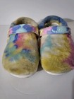 Pre-Owned Tie-Dye Fuzzy Classic Fur Sure Clogs Crocs — photo 2
