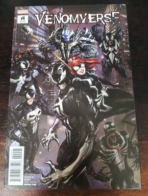 Venomverse #4 2017 Clayton Crain connecting Variant Cover Marvel comics 