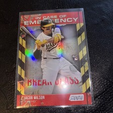 2025 Topps Stadium Club Jacob Wilson In Case Of Emergency #ICE-13 RC
