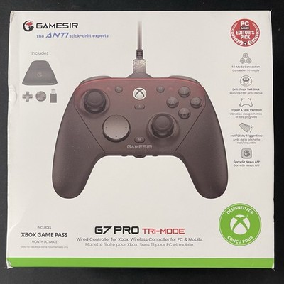 GameSir G7 Pro Tri-Mode Wireless/Wired Controller Xbox/PC/Android Black/Red