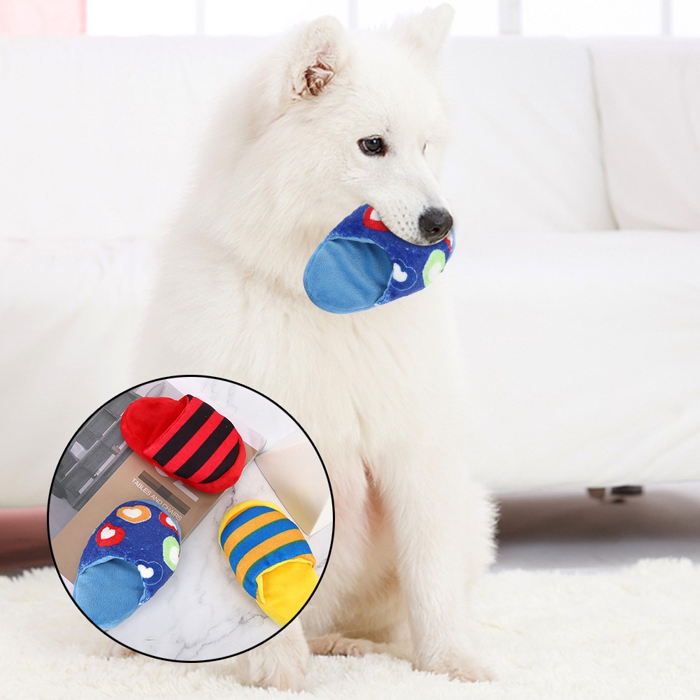 New Dog Teeth Cleaning Toy Chewing Biting Interactive Training Toy Plush Dog Toy