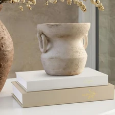 Set of 2 Decorative Books Boxes, Faux Books Stacked for Decoration for Coffee...