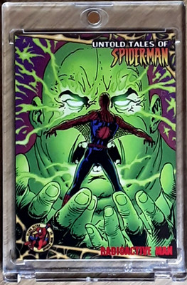 1997 Spider-Man Red Foil Card 25 RADIOACTIVE MAN.