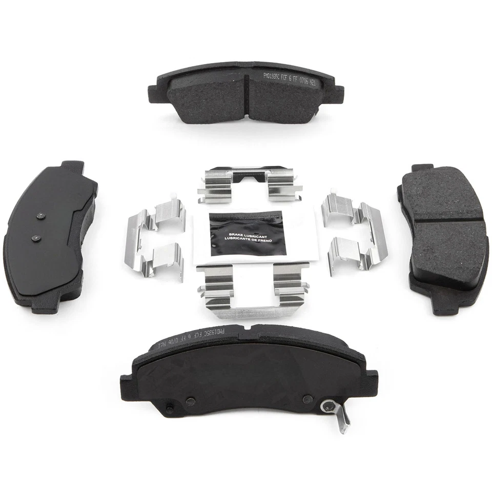 Pastilhas de freio dianteiras de cerâmica com ferragens para 2016 2017 Hyundai Grand i10 1.3L - Imagem 3 de 3