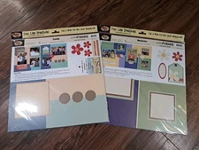 Vintage Top Line Creations Quik Pages Family & Memories Lot Of 2