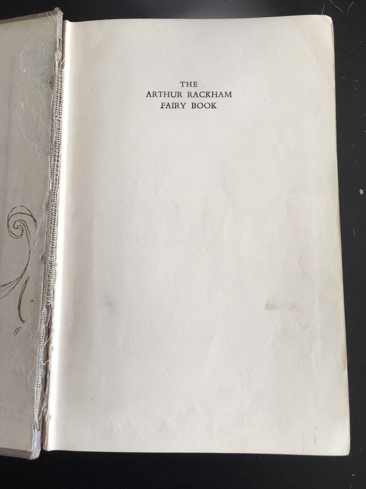 The Arthur Rackham Fairy Book J. B. Lippincott. Co. Philadelphia First Edition - Image 4 of 4
