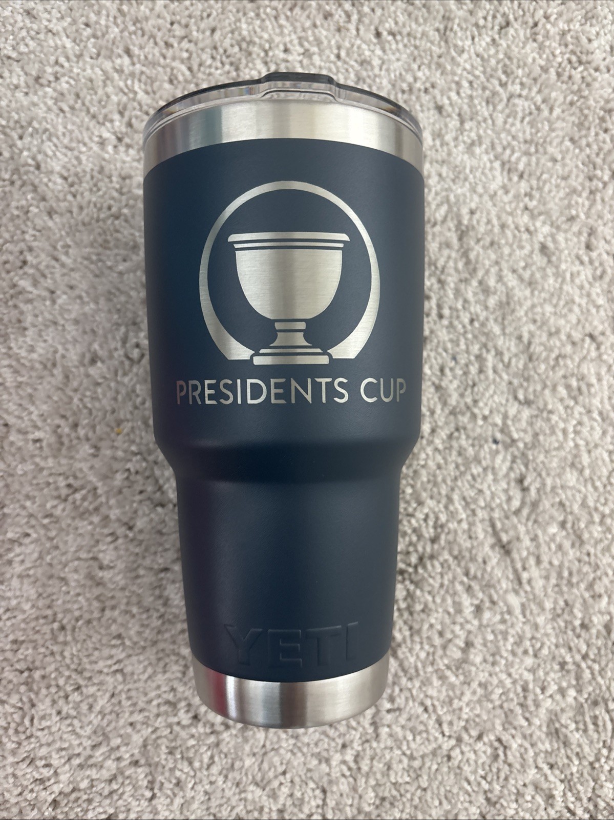 Yeti Rambler 30oz Tumbler with MagSlider Lid Navy Blue Presidents Cup Edition