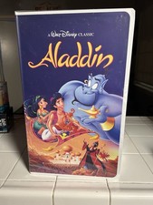 Disney Aladdin Classic Retro VHS Boxed Silk Touch Throw 50" x 70" READ DESCRIP
