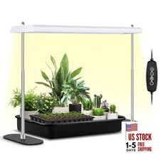 Advanced LED Plant Growth Lighting with 4/8/12H Timer, 6 Grow Light Stand