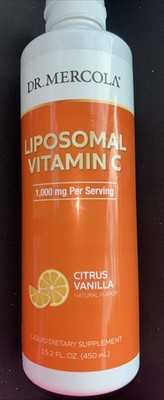 Dr. Mercola Liquid Liposomal Vitamin C, Citrus Vanilla 15.2 fl oz