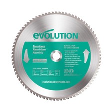 Evolution 12BLADEAL Aluminum  Non-Ferrous Saw Blade, 12 Inch x 80-Tooth