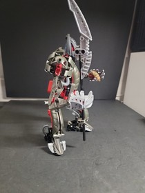 LEGO Bionicle 8593 Makuta Teridax Shadow Titan Figure WITH Flat Gold Kraata