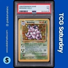1999 POKEMON BASE SET UNLIMITED #11/102 NIDOKING HOLO RARE PSA 7