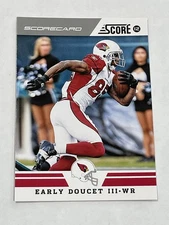 2012 Score Football Scorecard #73 - Early Doucet III - Arizona Cardinals
