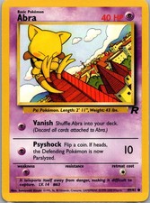 Abra 49/82 WOTC Common Pokemon Team Rocket 
