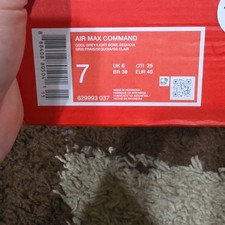 Nike Air Max Command Men  s Textile Sneakers Cool Grey/Sequoia 629993-037