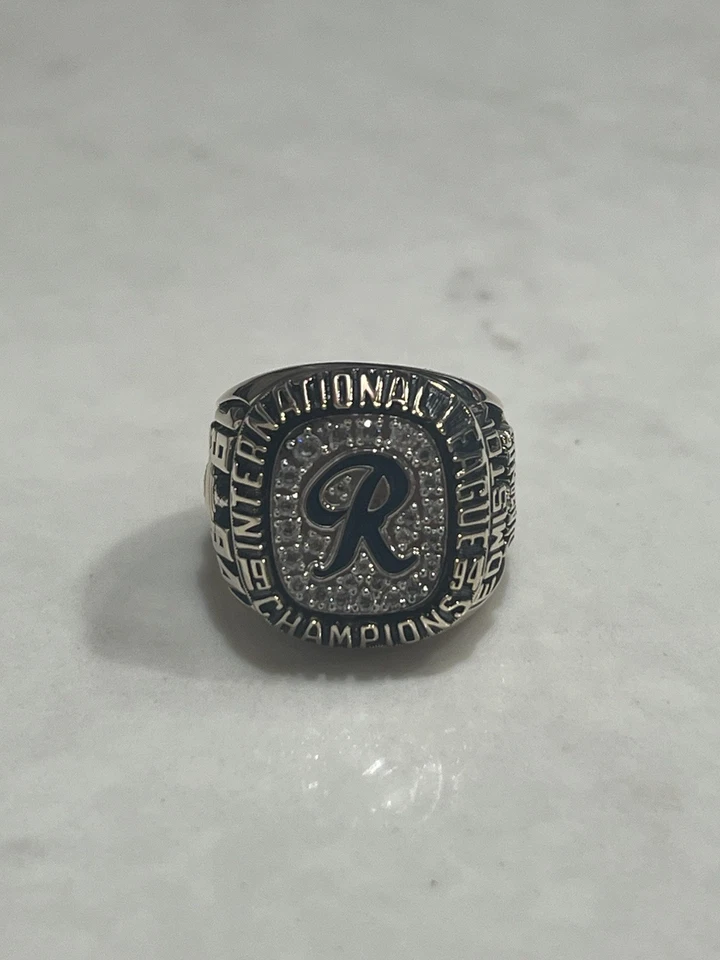 Richmond Atlanta Braves 1994 ¡Anillo de oro de 10 quilates campeones "internacionales" de béisbol! Foto 4 de 4
