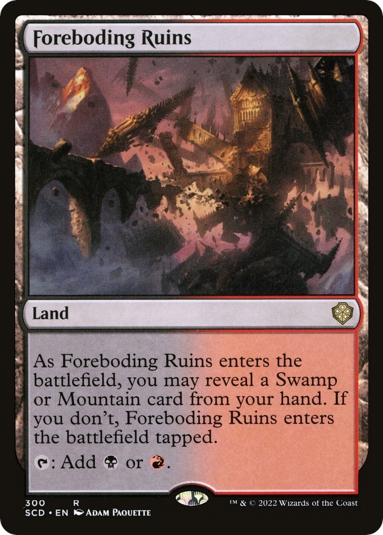 Foreboding Ruins [Starter Commander Decks - 300] NM