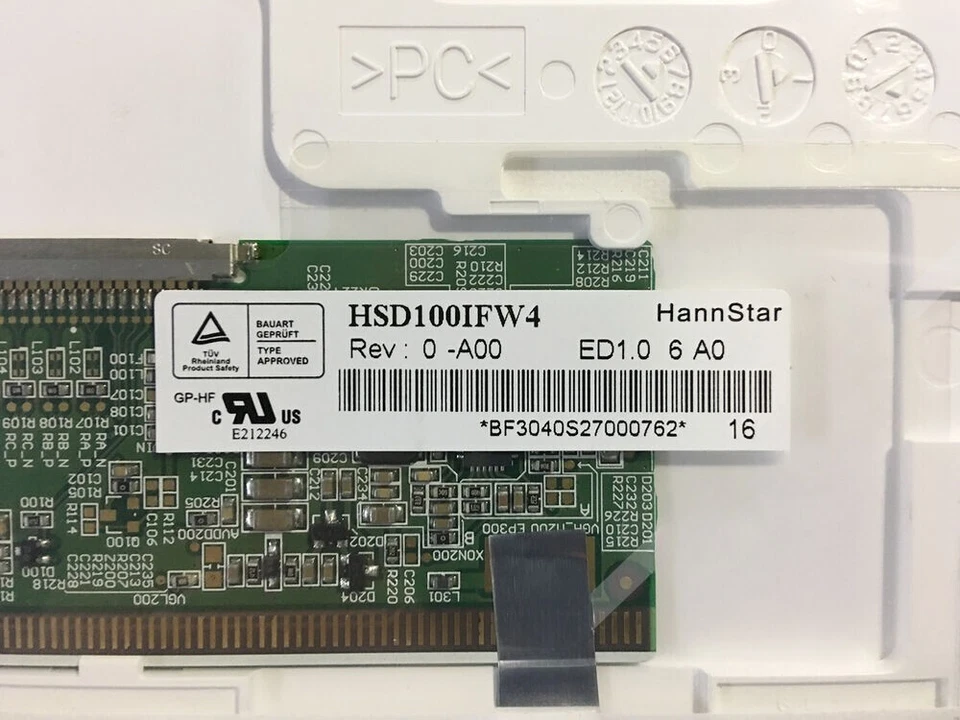 10.1 inch HSD100IFW4 A00 LED lcd screen for EEE PC 1000 1001HA 1005HA LCD Panel - Image 3 of 4