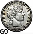 1915 Barber Half Dollar, Tough This Nice, Choice AU++/Unc Better Date