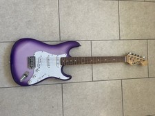 Lilac Stratocaster Style Electric Guitar By Groove