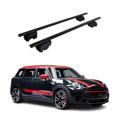 Roof Racks Luggage Carrier Cross Bars Iron for Mini Clubman F54 2016-2024 Black