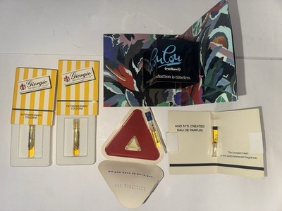 LOT (5) VINTAGE PERFUME SAMPLES CHANEL LIZ CLAIRBORNE GIORGIO EXTRORDINARY LOU
