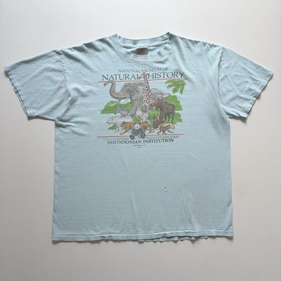 Vintage Smithsonian National Museum Of Natural History Shirt Mens XL 90s Oneita