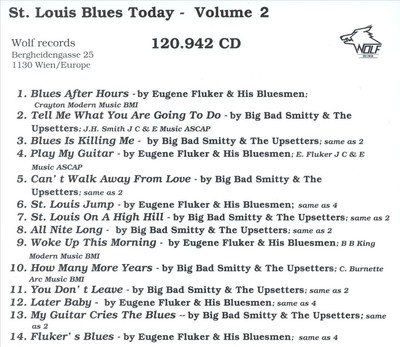 BIG BAD SMITTY - ST. LOUIS BLUES TODAY, VOL. 2 * NEW CD