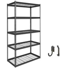 4000 Lbs Capacity 5-Tier Heavy Duty Storage Shelving Unit 36 In. W X 18 In. D X