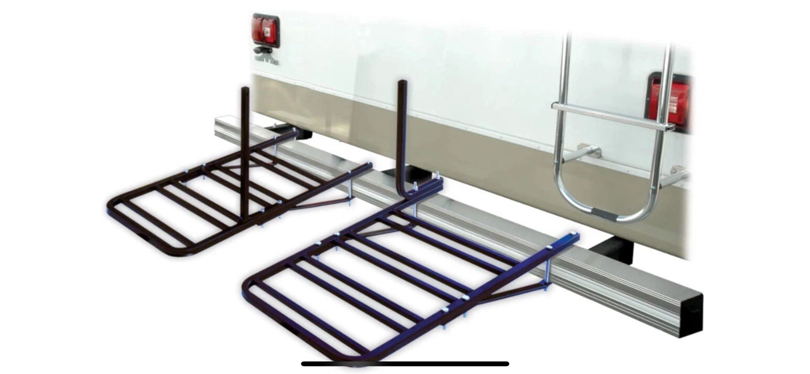 Swagman 80600 RV Platform Bumper Mount Bike Rack for 4 Bikes