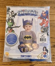 Batman 6 Piece Halloween Costume Size 6 - 12 Months By Rubies DC Super Friends