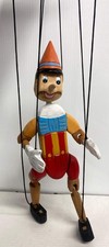 Wood-Carved Pinocchio Marionette 16" Puppet Doll