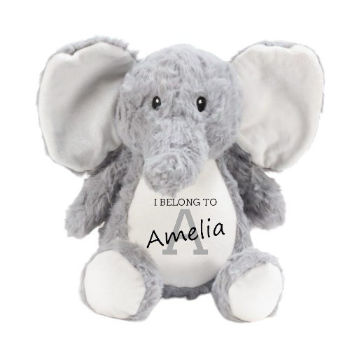 Personalised Plushie | Cow Monkey Unicorn Tiger Giraffe Elephant Pig Fox - Picture 6 of 32
