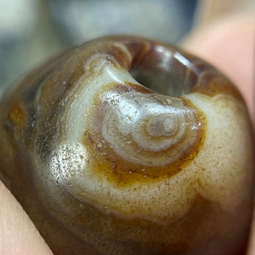 Tibetan Nepalese Himalayan Ancient agate Old Dzi Talisman Eye Beads Amulet - Picture 15 of 18