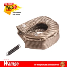 New T3 Titanium Fiber Turbo Blanket Heat Shield Barrier Turbocharger Cover Wrap
