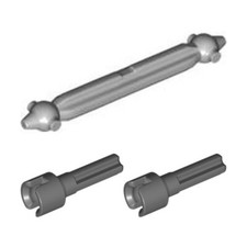 LEGO Technic Brique 3x Cv Constant Velocity Cardan Coupe Balle Joint 5M 5L Neuf