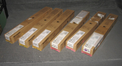 Sharp MX-36NT LOT OF SIX Magenta/Yellow MX-2601N 2615N 2640N 3110N 3610N GENUINE