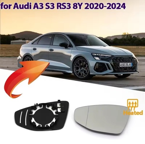 Coque De Rétroviseur Latéral Pour Audi A3/S3/RS3 8V (2013-2019) - Capot De Remplacement, Couleur Noir Brillant, Côté Droit