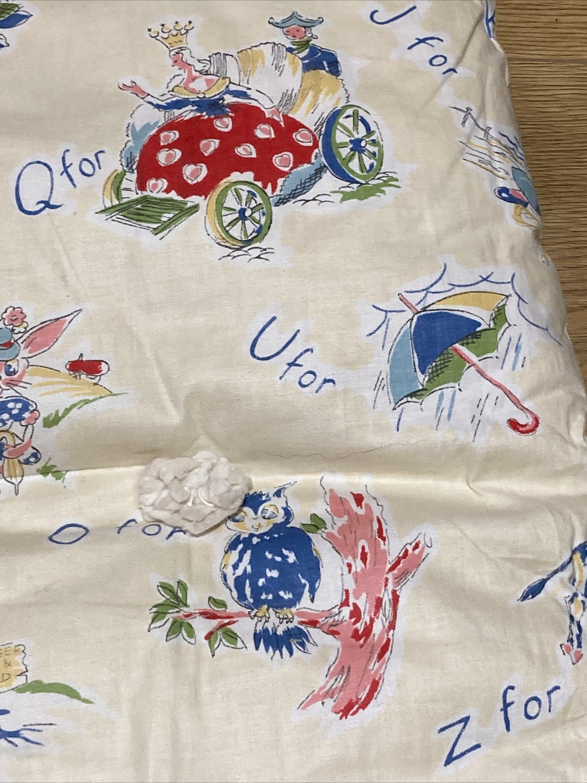 Vintage Character Print Mattress Circa 1950s, VGC 8
