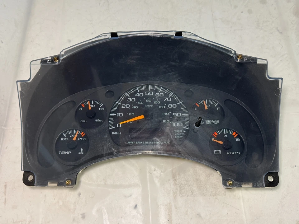 01-02 Chevy Express Savanna Van velocímetro cuadro de instrumentos OEM 15769924 Foto 2 de 4