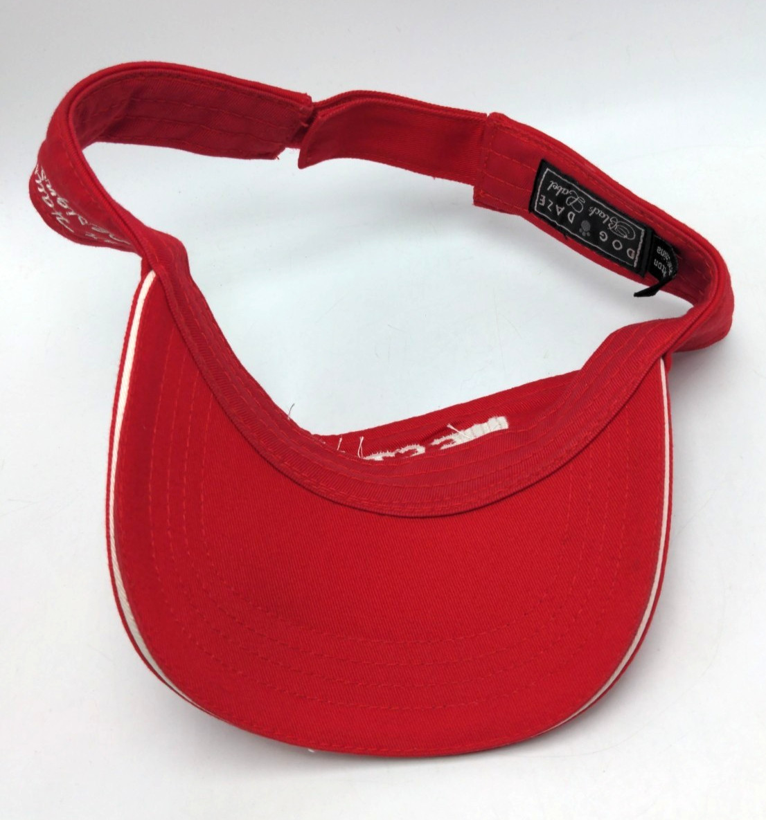 WESTVIEW visor red adjustable strap-back hat - image 5