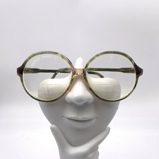 Vintage Orbit Nancy Gray Round Horn-Rimmed Sunglasses USA FRAME ONLY