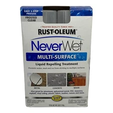 Rust Oleum NeverWet Multi Surface Liquid Repelling Treatment Frosted Clear NEW