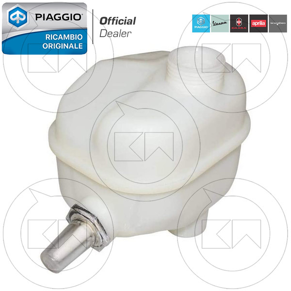 Originaler Piaggio Vespa PX 125 Cc ÖLbehäLter Komplett Mit Anzeige 1998-2001-image