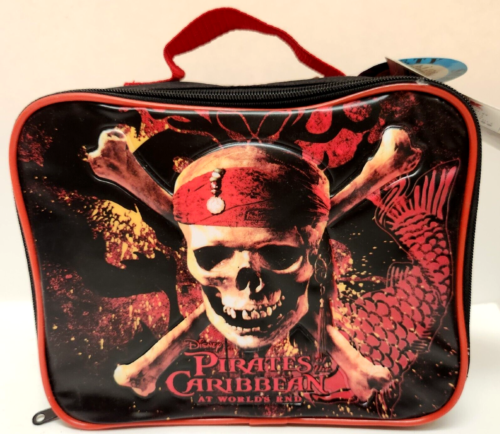 Pirates of the Caribbean isolierte Lunch-Tasche mit Reißverschluss Neu Disney - Bild 1 von 9